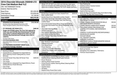 2016 Chevrolet Silverado 2500 HD LTZ