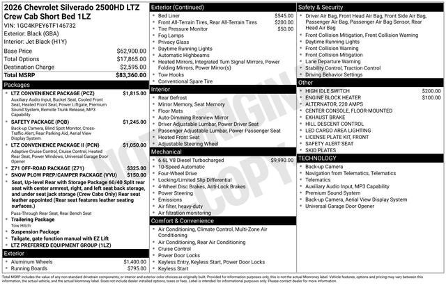 2026 Chevrolet Silverado 2500 HD LTZ