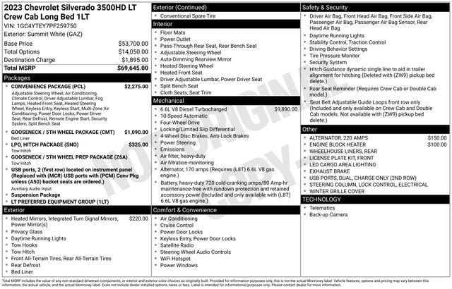 2023 Chevrolet Silverado 3500 HD LT