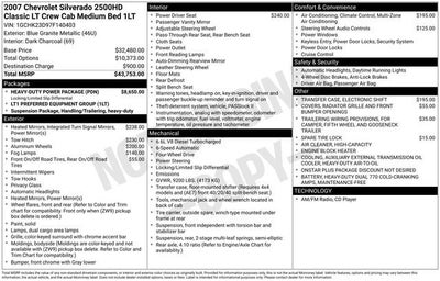 2007 Chevrolet Silverado 2500 HD LT1