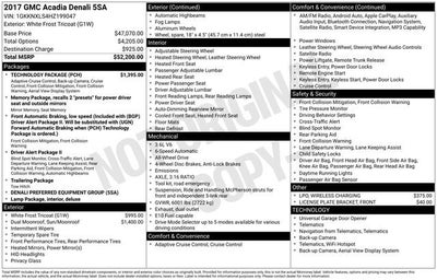 2017 GMC Acadia Denali