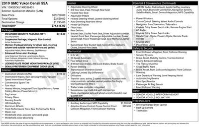 2019 GMC Yukon Denali