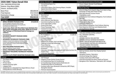 2026 GMC Yukon Denali