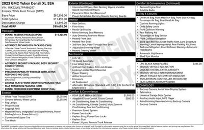 2023 GMC Yukon XL Denali