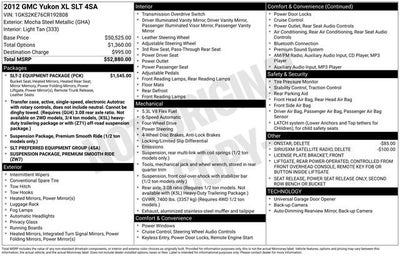 2012 GMC Yukon XL SLT