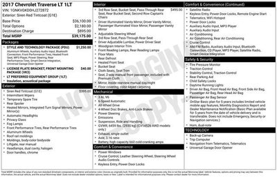 2017 Chevrolet Traverse LT