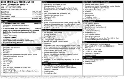 2019 GMC Sierra 2500 HD Denali