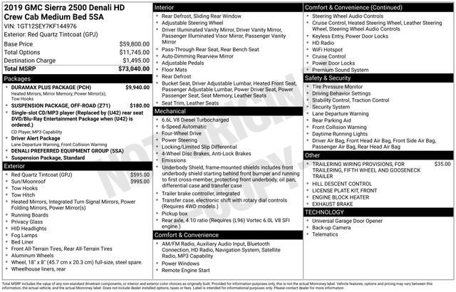 2019 GMC Sierra 2500 HD Denali