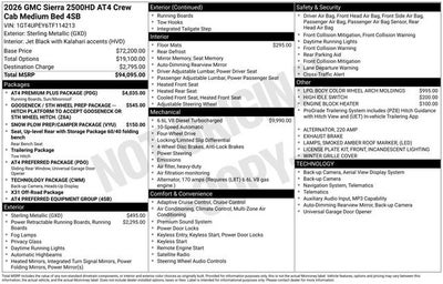 2026 GMC Sierra 2500 HD AT4