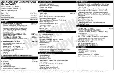 2025 GMC Canyon Elevation