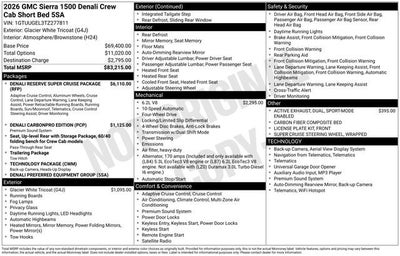 2026 GMC Sierra 1500 Denali