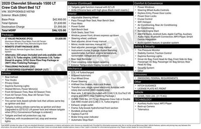 2020 Chevrolet Silverado 1500 LT