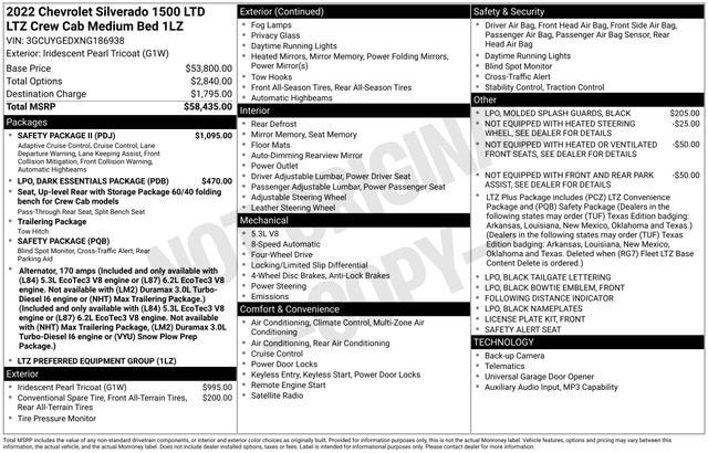 2022 Chevrolet Silverado 1500 LTD LTZ