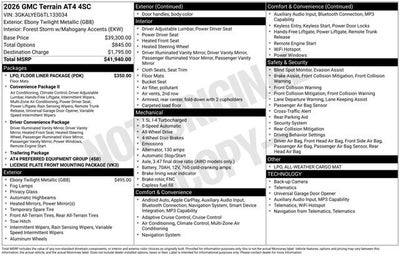 2026 GMC Terrain AT4