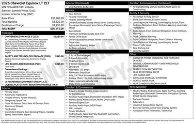 2026 Chevrolet Equinox LT