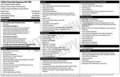 2026 Chevrolet Equinox RS