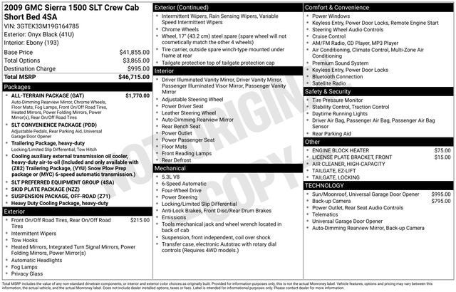 2009 GMC Sierra 1500 SLT