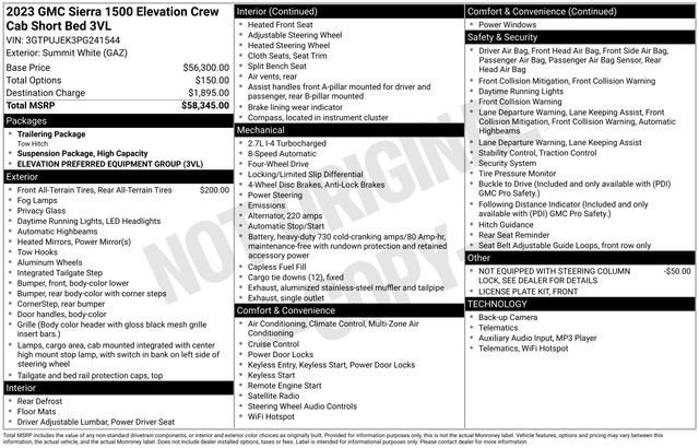 2023 GMC Sierra 1500 Elevation