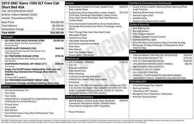 2015 GMC Sierra 1500 SLT