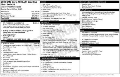 2021 GMC Sierra 1500 AT4