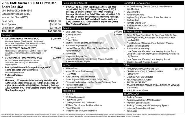 2025 GMC Sierra 1500 SLT