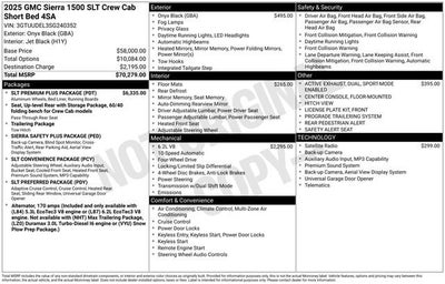 2025 GMC Sierra 1500 SLT