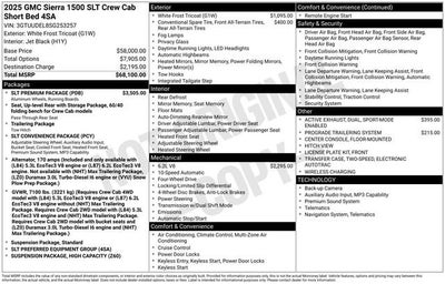 2025 GMC Sierra 1500 SLT