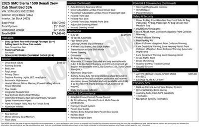 2025 GMC Sierra 1500 Denali