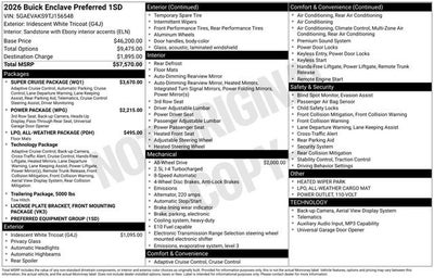 2026 Buick Enclave Preferred