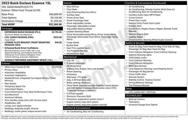 2023 Buick Enclave Essence
