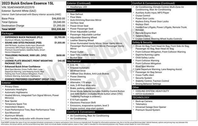 2023 Buick Enclave Essence
