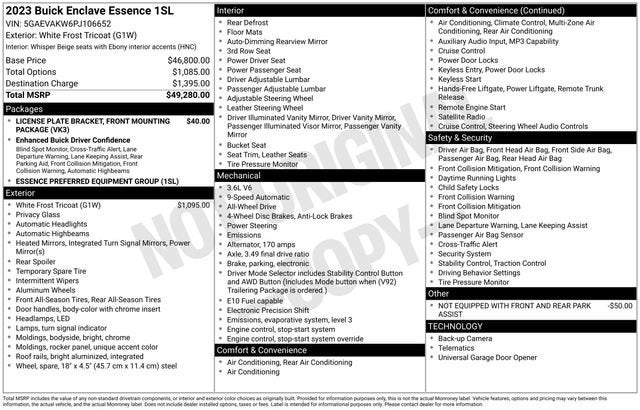 2023 Buick Enclave Essence