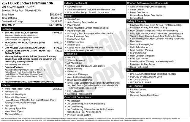 2021 Buick Enclave Premium