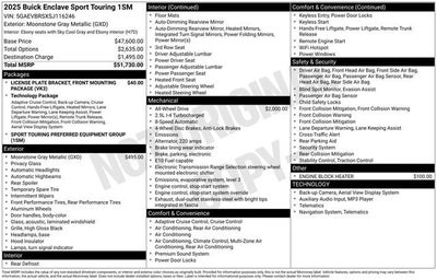 2025 Buick Enclave Sport Touring