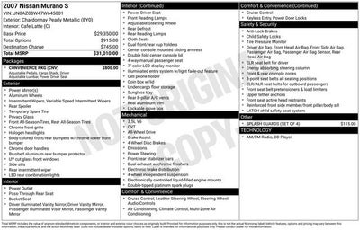 2007 Nissan Murano S