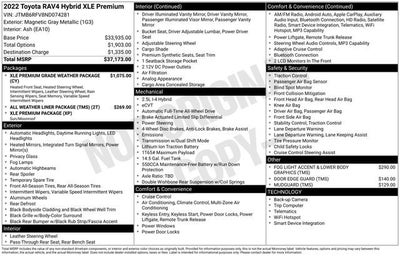 2022 Toyota RAV4 Hybrid XLE Premium