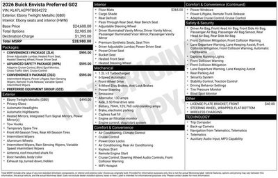 2026 Buick Envista Preferred