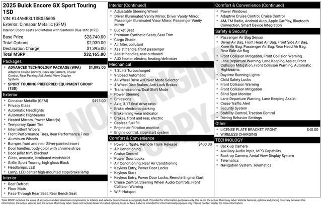 2025 Buick Encore GX Sport Touring