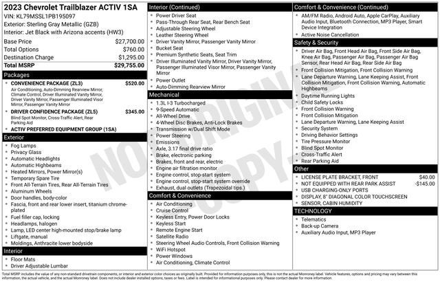 2023 Chevrolet Trailblazer ACTIV