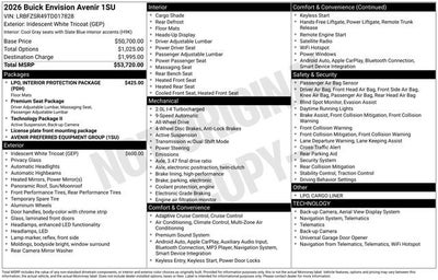 2026 Buick Envision Avenir