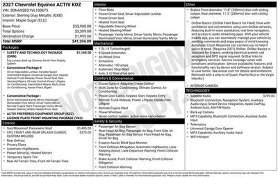 2027 Chevrolet Equinox ACTIV