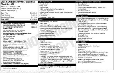 2025 GMC Sierra 1500 SLT