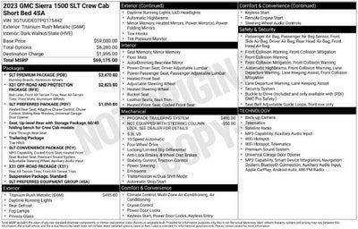 2023 GMC Sierra 1500 SLT